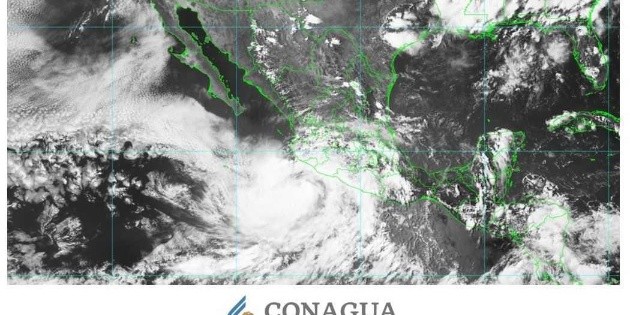 La tormenta tropical Dalila avanza sobre el Pacífico mexicano