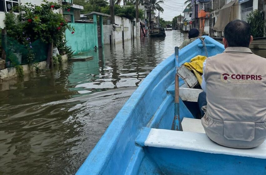 Mantiene verificación sanitaria en las zonas afectadas por las lluvias en sur de Tamaulipas