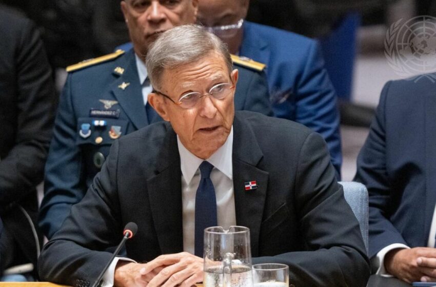Canciller Roberto Álvarez llama al Consejo de Seguridad de la ONU actuar sin demora ante la crisis en Haití