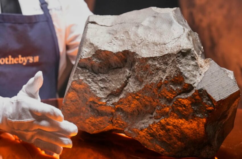 El pedazo más grande de Marte en la Tierra será subastado en Nueva York
