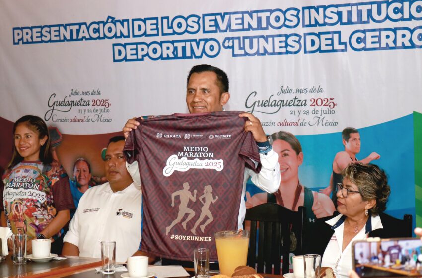 Presentan playera del Medio Maratón Guelaguetza 2025 – NVI Noticias