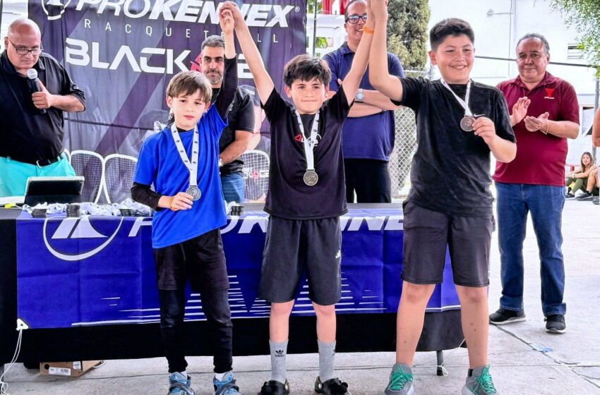 BC gana 3 oros en Nacional Infantil de Raquetbol