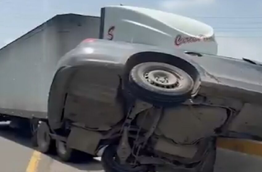 Tráiler impacta a automóvil en la autopista México-Querétaro; caos vial y lesionados en …