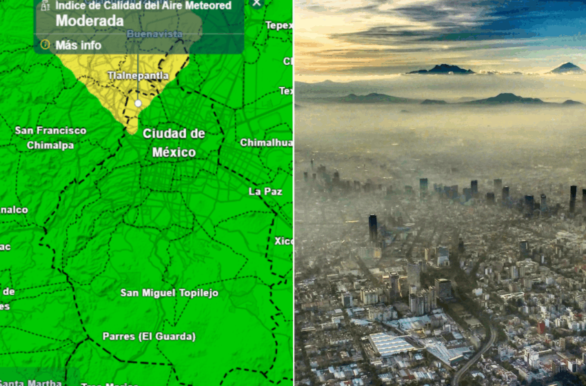 Calidad del aire en la CDMX y Edomex esta semana: llegará a ser moderada – Meteored
