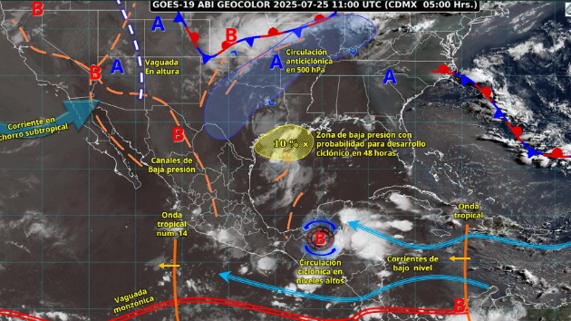  Pronostican lluvias muy fuertes en sureste del país para este viernes – Quadratín México