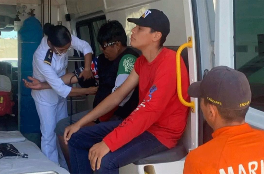 Evitan tragedia: Rescatan a dos personas arrastradas por la marea en Puerto Peñasco