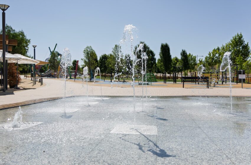 l Ayuntamiento amplía el horario de los chorros de agua del parque Miguel Ángel Blanco