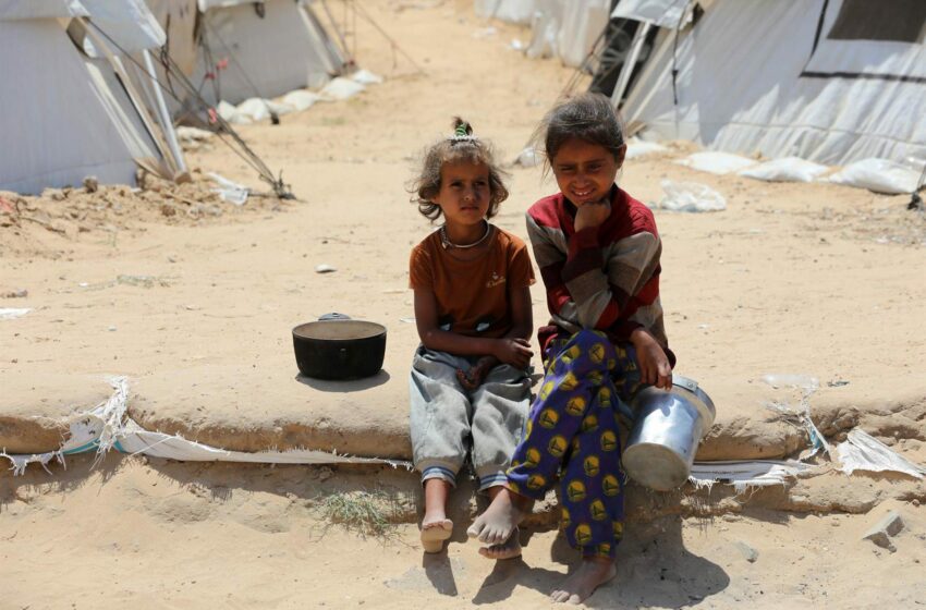 Fallecen 18 personas por desnutrición en un día en Gaza
