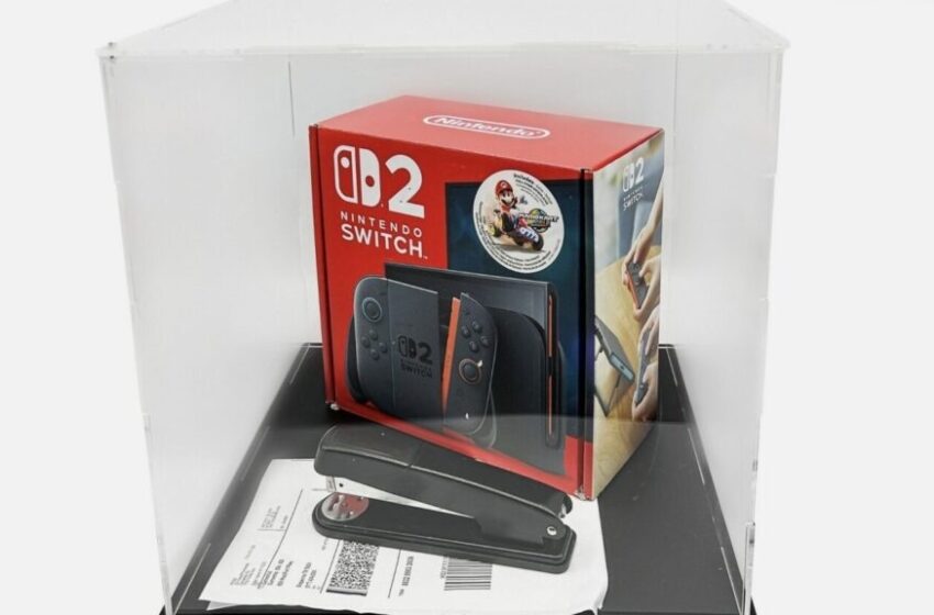  Este es el precio al que se ha vendido la grapadora usada por error con Nintendo Switch 2