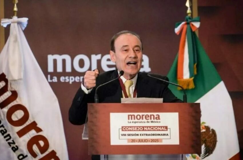  Gobernador de Sonora, México, llama a cerrar filas en Morena y frenar ambiciones personales