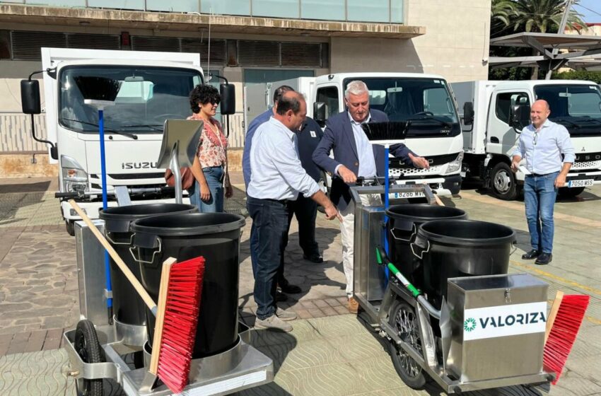 Medio Ambiente comenzará a recibir en otoño la nueva maquinaria para la limpieza viaria