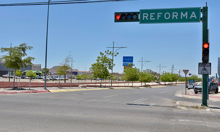  Reabre tramo en bulevar Paseo Río Sonora y Reforma; Personal de Agua de Hermosillo
