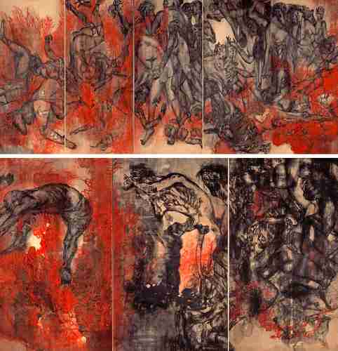 Los Paneles de Hiroshima, de Iri y Toshi Maruki, a 80 años del bombazo
