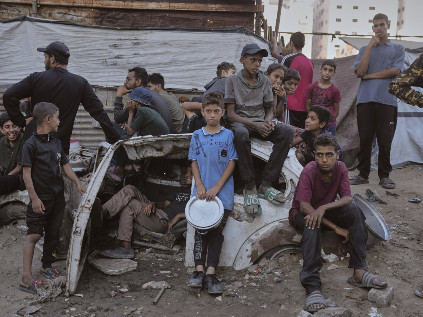 El sistema de Clasificación Integrada de la Seguridad Alimentaria (IPC) indicó que 514 000 personas, casi una cuarta parte de la población palestina en Gaza.