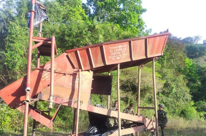  Así es el complejo de minería ilegal en Tolima que financiaba a disidencias con 2.300 …