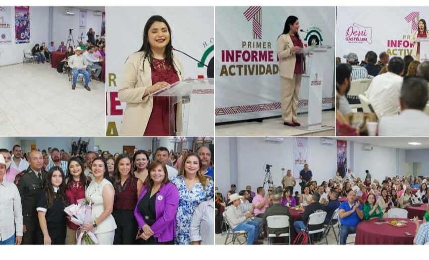 Diputada Deni Gastelum presenta su primer informe legislativo en Cajeme – NOTIO Sonora