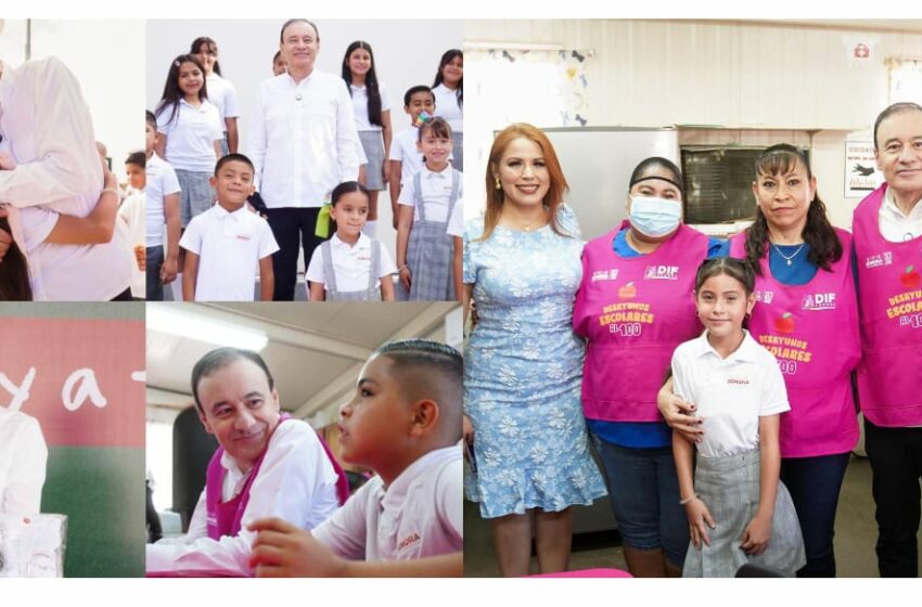  Gobernador Durazo fortalece educación con inversión histórica de más de 1380 mdp