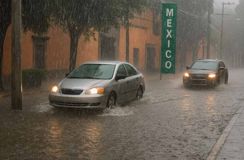  ¡Alerta de inundaciones! Persisten fuertes lluvias desde CDMX hasta Nuevo León hoy 10 de Agosto
