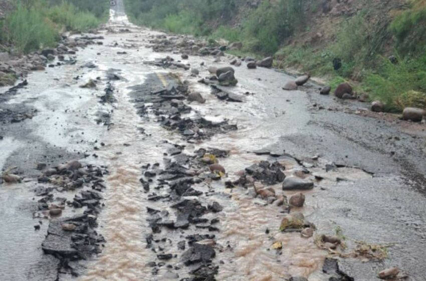  En alerta carretera en Sonora por daños de lluvias; tránsito entre Bavispe y Bacerac queda …
