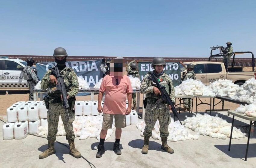  Aseguran 838 kilos de cristal en San Luis Río Colorado, Sonora – López-Dóriga Digital