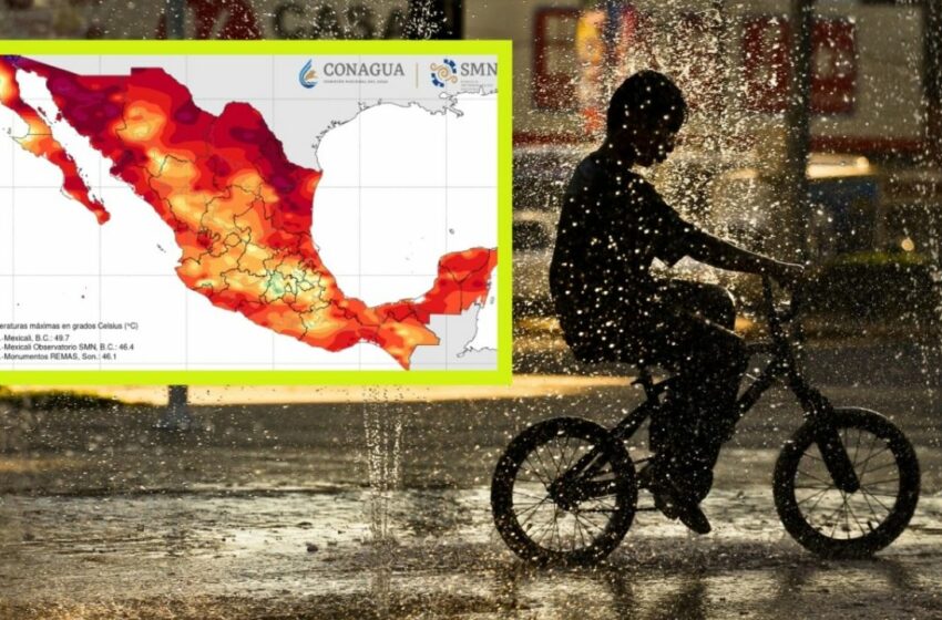  Ola de calor subirá la temperatura a más de 40 grados en 4 estados este martes 5 de agosto