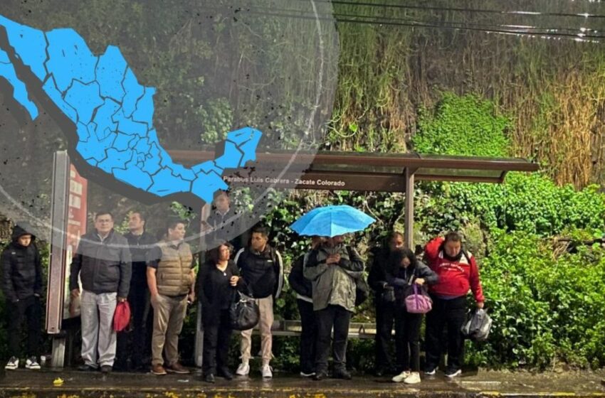  Lloverá muy fuerte en TODOS estos estados del viernes 22 al lunes 25 de agosto | LISTA