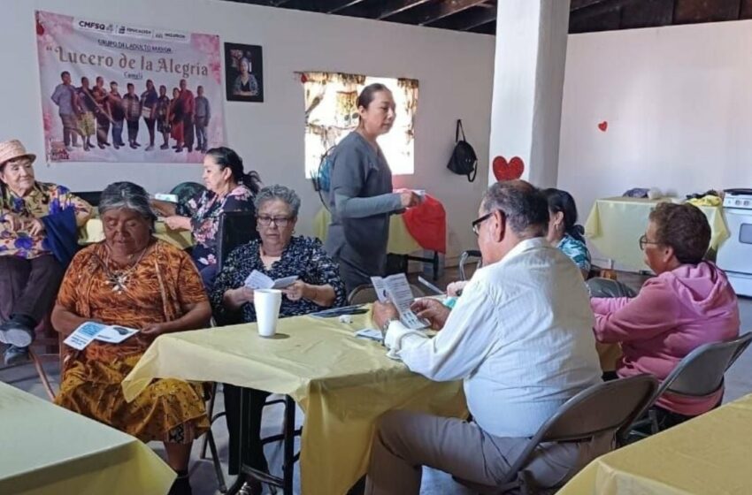 Imparten una plática para adultos mayores | Periodico El Vigia
