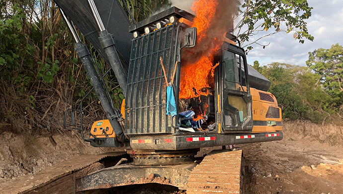  Huánuco: Fiscalía destruye tres campamentos y maquinaria utilizados para la minería ilegal …