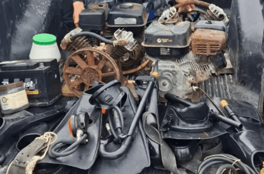  SSP detiene a pescadores furtivos de Campeche en Dzilam de Bravo, Yucatán
