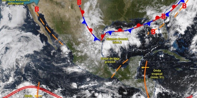 SMN alerta por lluvias intensas y posibles inundaciones al inicio de la semana