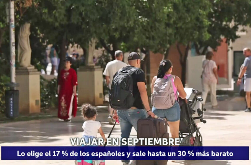 Viajar de vacaciones en septiembre sale hasta un 30 por ciento más barato