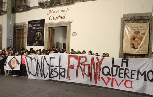  La comunidad artística tapatía exige la aparición con vida de Frany Arteaga