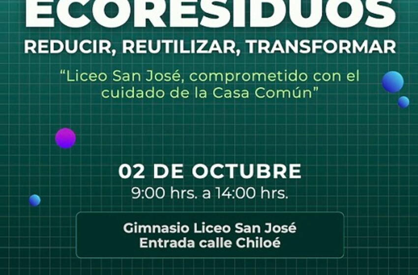  INVITAN A CELEBRAR EL DÍA NACIONAL DEL MEDIO AMBIENTE EN EL LICEO SAN JOSÉ