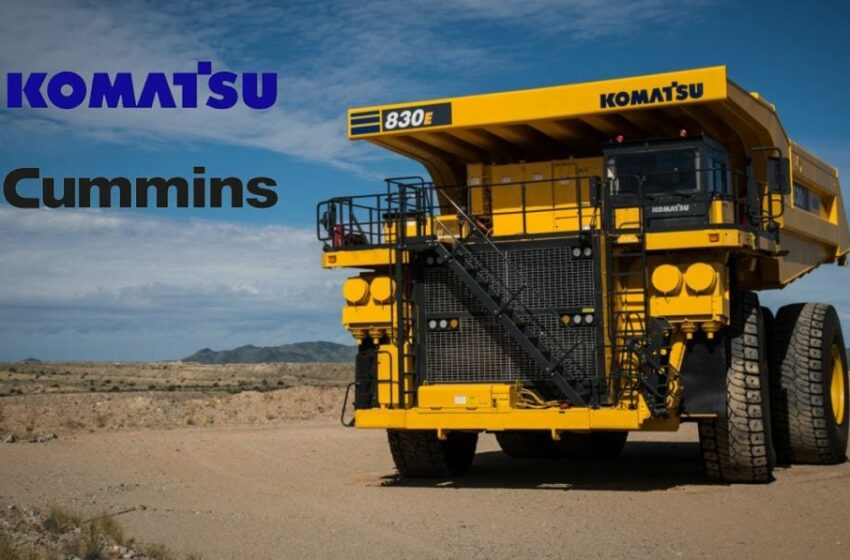 Cummins y Komatsu, juntos en el desarrollo de sistemas de propulsión híbridos para minería