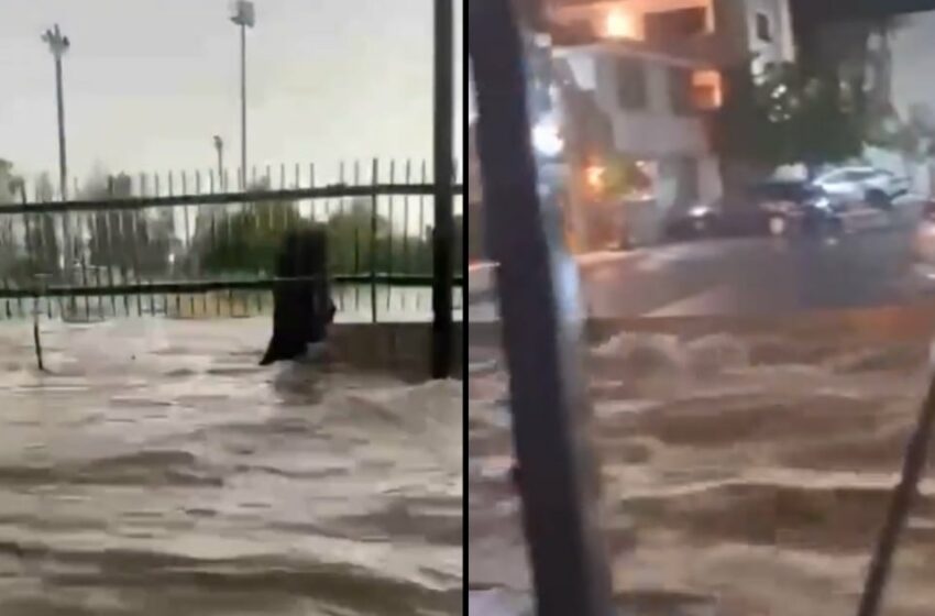Baja California Sur queda 'bajo el agua'… a 2 días de que el huracán 'Lorena' toque tierra (Videos)