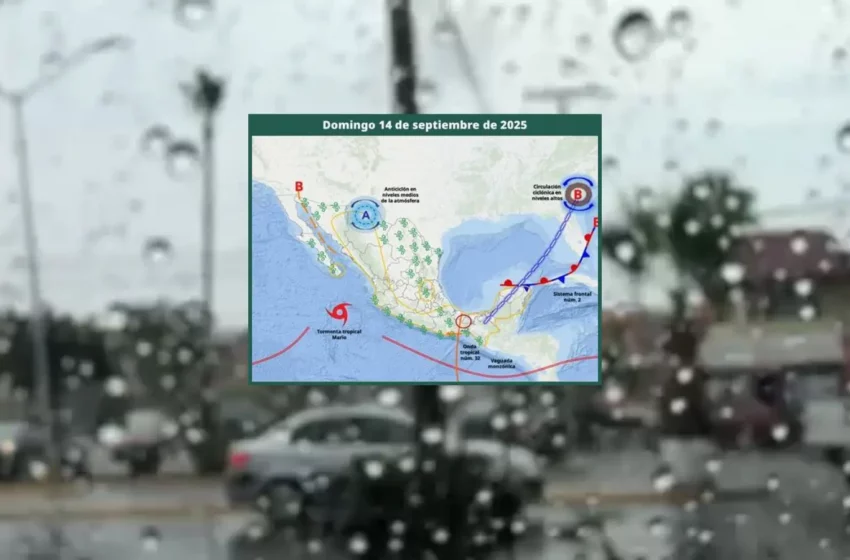 Clima en Sonora hoy 14 de septiembre: Se prevé lluvias, tormentas eléctricas y fuertes vientos