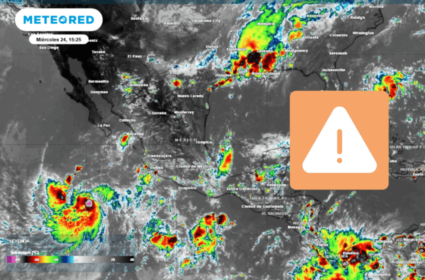  3 estados se verán afectados mañana jueves 25 de septiembre, por intensas lluvias – Meteored