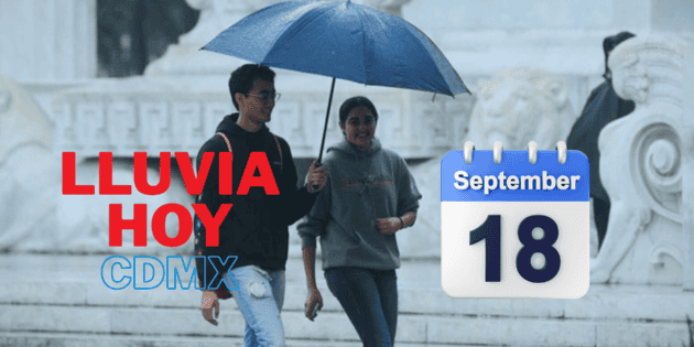 Clima HOY CDMX: a esta hora se prevén lluvias este 18 de septiembre
