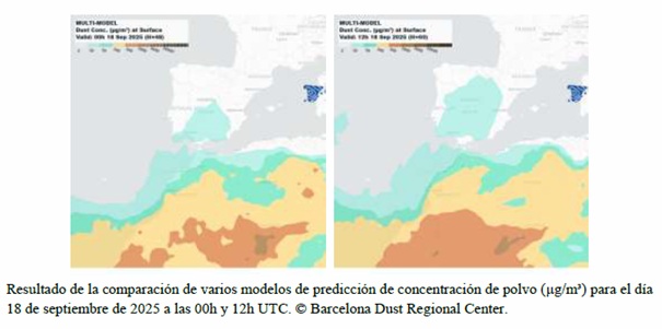 El Servicio de Medio Ambiente informa de un episodio de contaminación de partículas en …