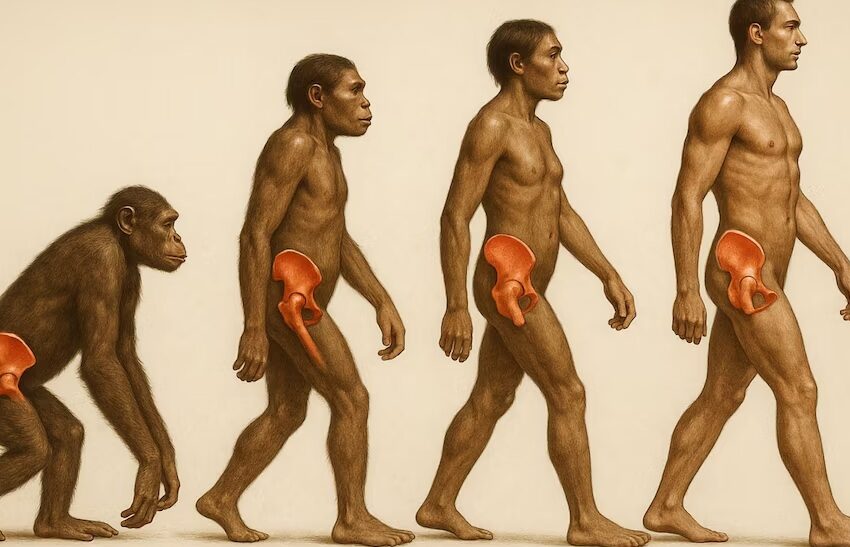 Estudio revela el cambio de la pelvis durante la evolución