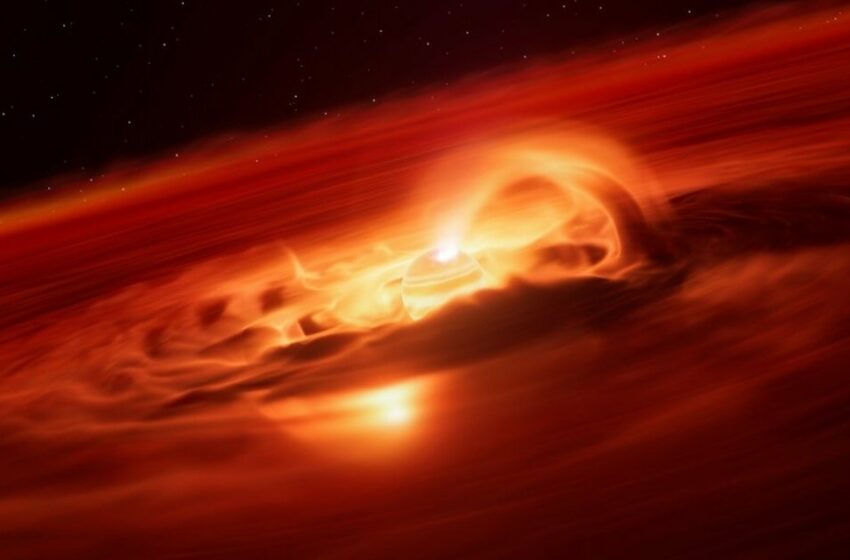  Un planeta que absorbe cantidades récord de gas y polvo sorprende a los científicos