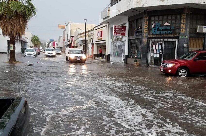 Lluvias dejan acumulados de hasta 70 milímetros en Hermosillo y diversas regiones de Sonora