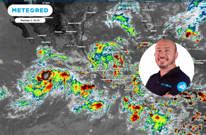  Entre el sábado y el domingo, México tendrá lluvias intensas por posible ciclón tropical