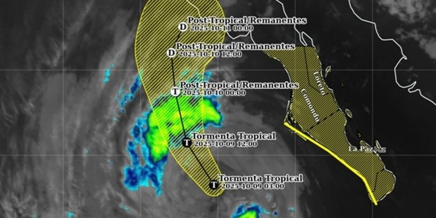 "Priscilla" se degrada a Tormenta Tropical