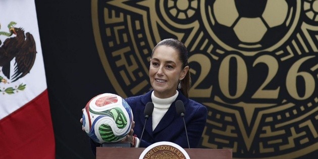 Sheinbaum regalará su boleto del Mundial de futbol 2026 a una niña