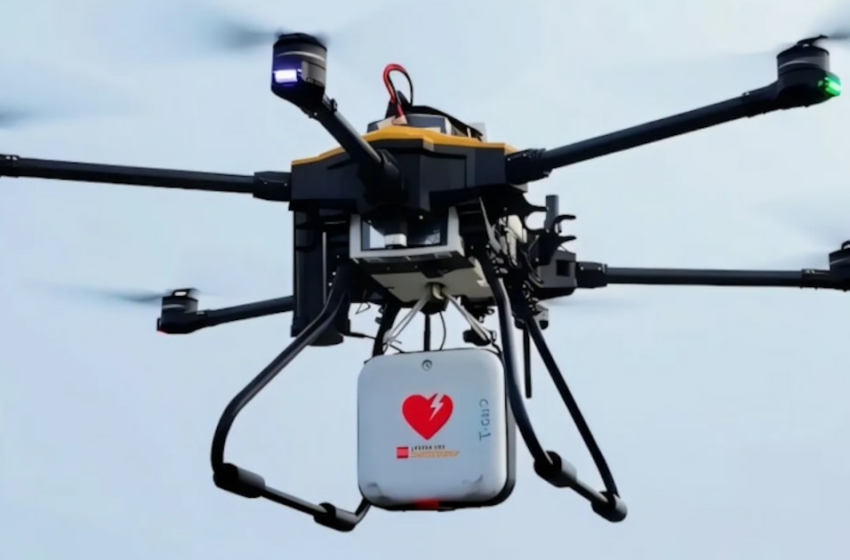  Así funcionan los drones en Estados Unidos que entregan desfibriladores y podrían revolucionar la atención de …