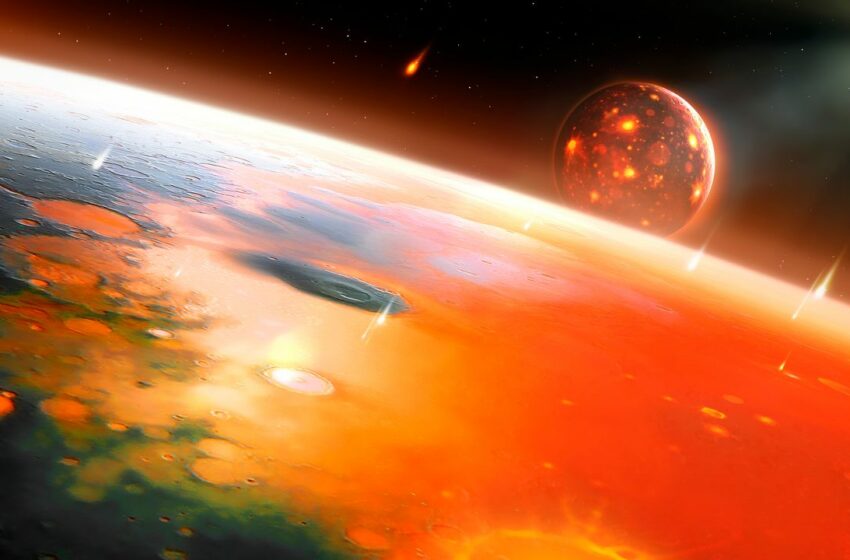  La Tierra colisionó con un planeta gigante hace eones. Un análisis muestra que vino de un lugar inesperado