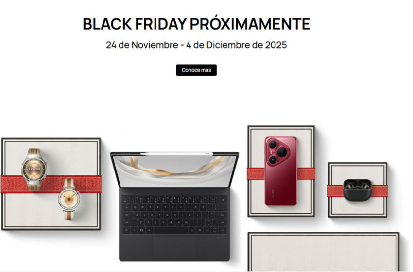  Huawei llega al Black Friday con descuentos de hasta un 49% en su sitio web oficial