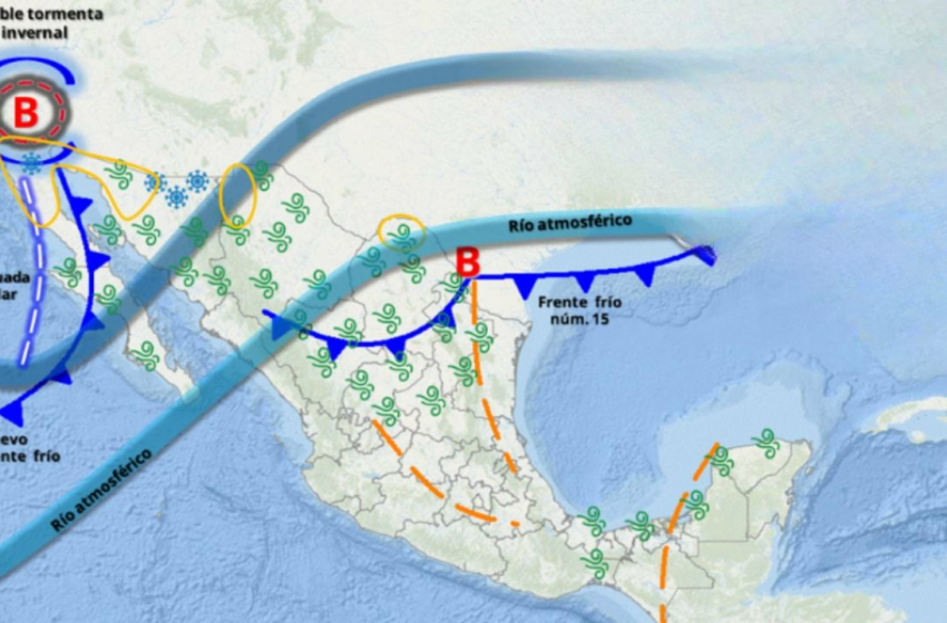  Llegará la primera tormenta invernal a México: Estos serán los estados afectados
