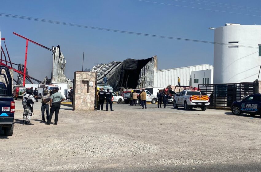  Voraz incendio consume planta de alimentos en Villa Juárez, Aguascalientes – La Jornada